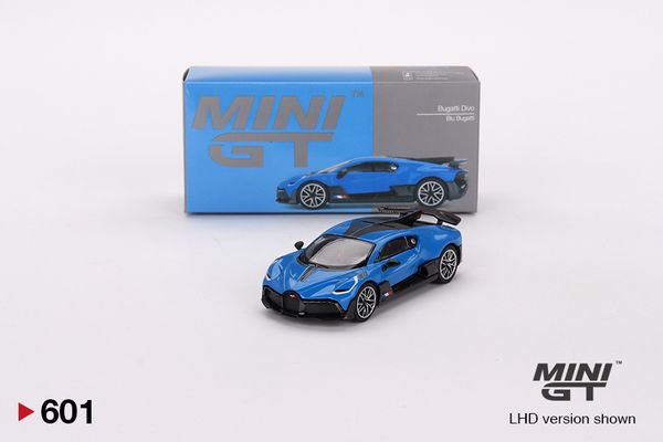 Mini GT 601 Bugatti Divo Blu Bugatti