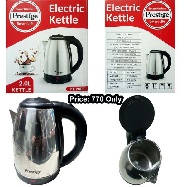 Prestige Electric Kettle 2.0 Liter