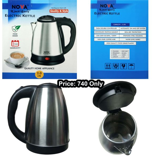 Nova Electric Kettle 2.0 Liter
