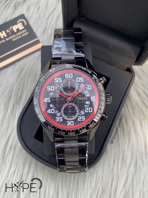 Skemi chronograph chain (Black)
