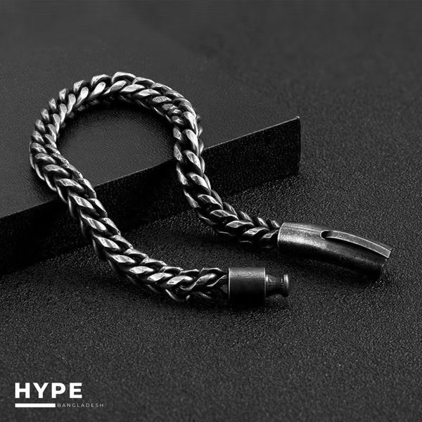 Stainless steel magnetic lock bracelet for men