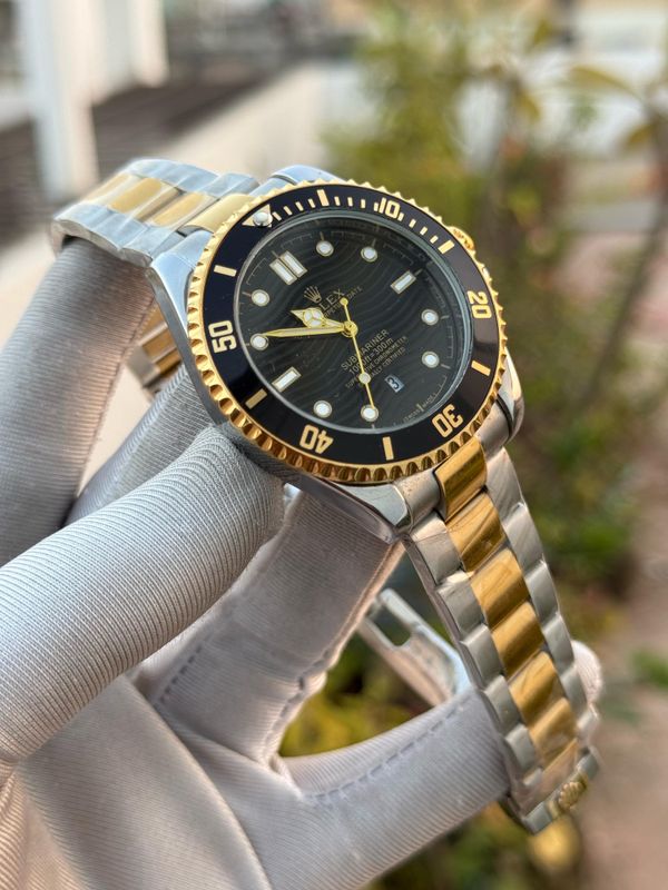 ROLEX SUB TT BLACK BZEL, BLACK DIAL