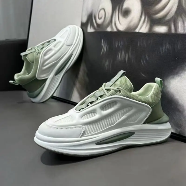 Men's 2024 New Vulcanized Summer Breathable Versatile Platform Elevated Sports Casual Shoes Men Outdoor Sneakers