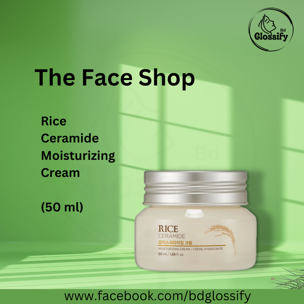 The Face Shop - Rice Ceramide Moisturizing Cream - 50ml