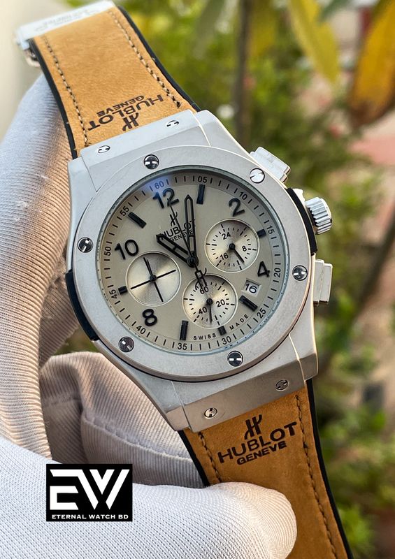 HUBLOT BB BROWN BELT VELVET TEXTURE