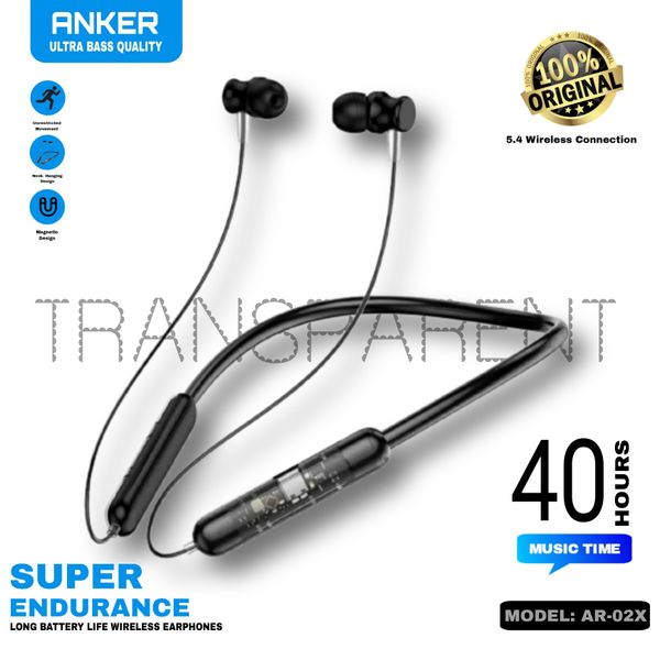 Transparent Voice Changer Wireless Neckband with 36Hrs Playtime, HD Sound Bluetooth Headset