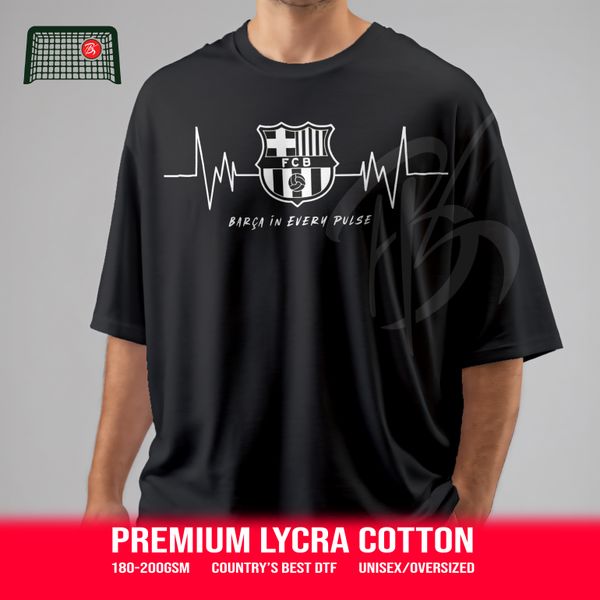 Barça in Every Pulse – Premium T-Shirt for True Fans