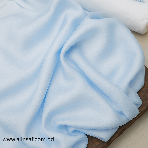 হালকা আকাশি কালার কুরিয়ান মাইক্রো - LIGHT BLUE COLOR KOREAN MICRO
