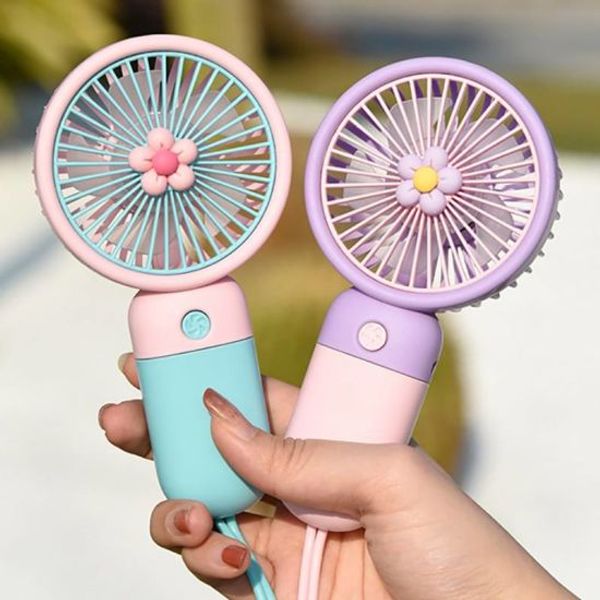 MHR Mini Handheld Fan – Portable, Rechargeable, Adjustable Speed, Quiet Cooling - Image 4