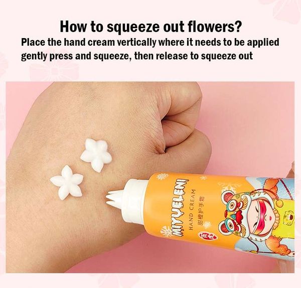New Design Floral Hand cream