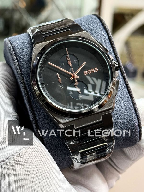 BOSS CHAIN CHRONOGRAPH FULL BLACK