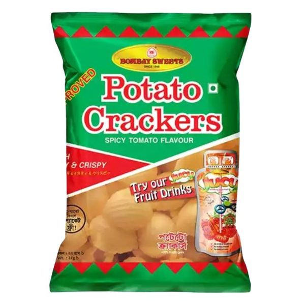 Bombay Sweets Potato Crackers 25gm