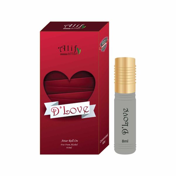 D' Love Attar Roll-On Free From Alcohol 8ml