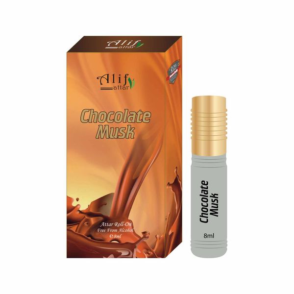 Chocolate Musk Attar Roll-On Free From Alcohol 8ml