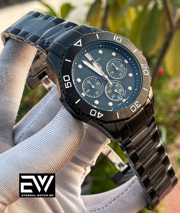 TAG AQUARACER CH BLACK BODY GREEN DIAL