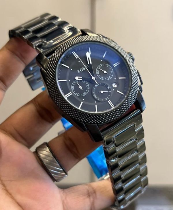 FOSSIL CHRONO CH BLAK BODY BLACK DIAL