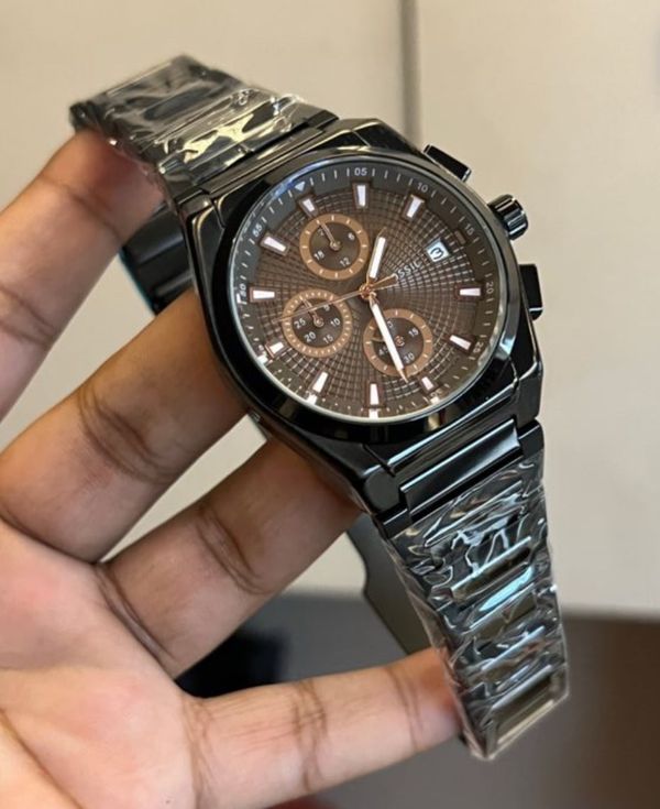 FOSSIL CH FULL BLACK BROWN DIAL