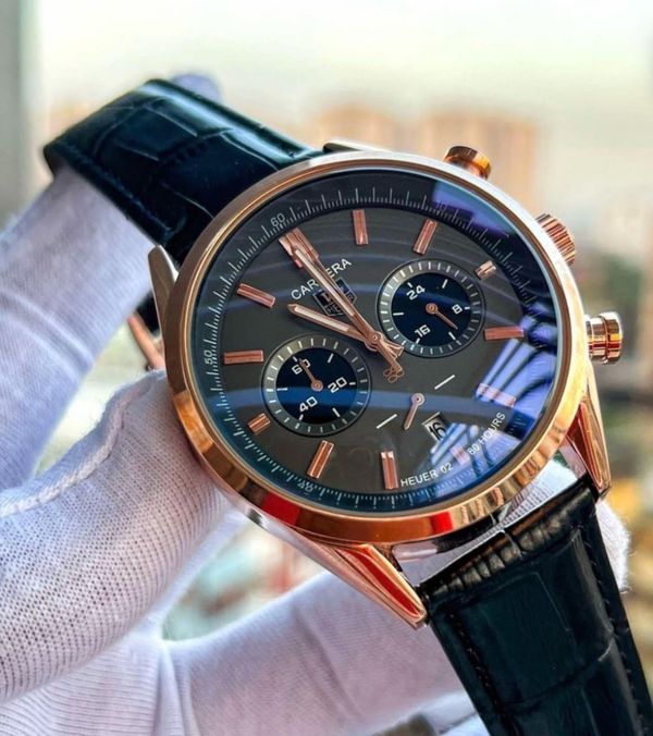 TAG 2 CHRONO RG CASE BLACK BELT GEAY DIAL BLACK SUB