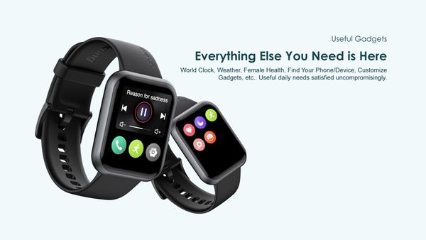 Oraimo OSW-32 Waterproof Smart watch-Dark Chrome