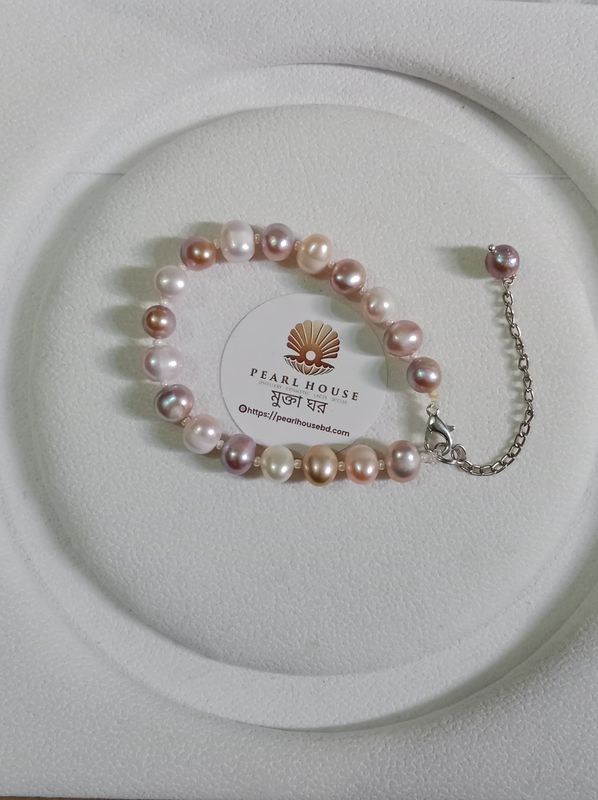 9 mm pearl Adjustable Bracelet