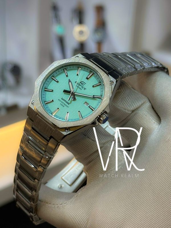 Casio Edifice EFR-S108D-2BV Turquoise Dial