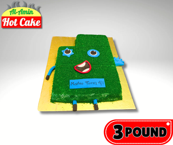 Number Block Shape cake