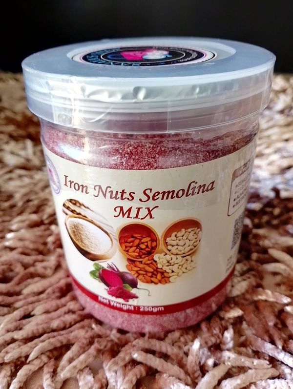 Iron Nuts Semolina Mix-(250gm)