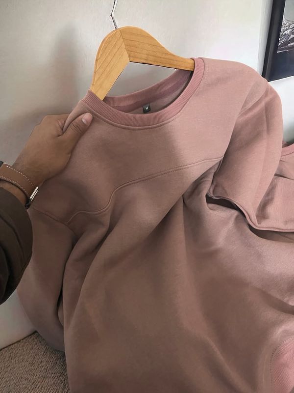 Nude colour Oversized sweatshirt