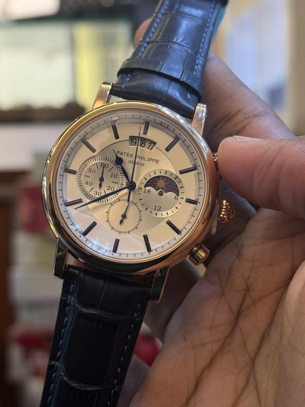 PATEK BLUE BELT RG CASE MOONPHASE