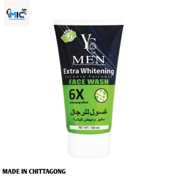 YC Extra Whitening Face Wash For Men(100ml)