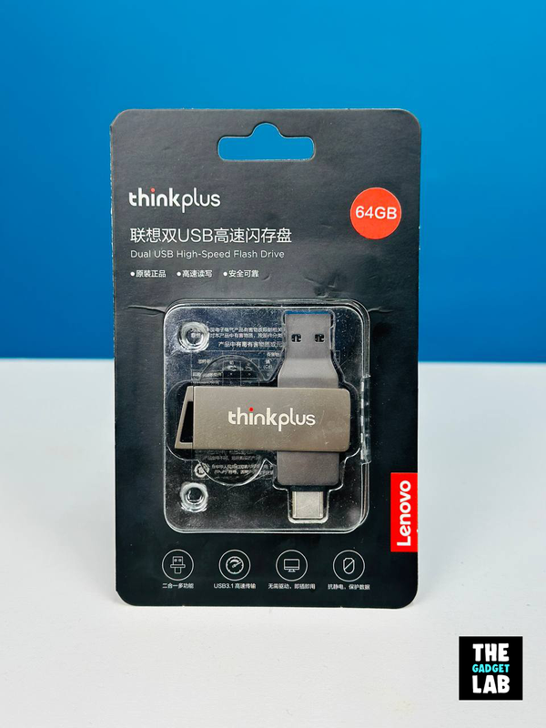 Lenovo Thinkplus MU251 USB 3.1 & Type-C Dual-Port 64GB Flash Drive - Image 3