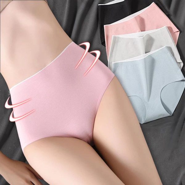৩পিস Sexy seamless China soft ice silk panty