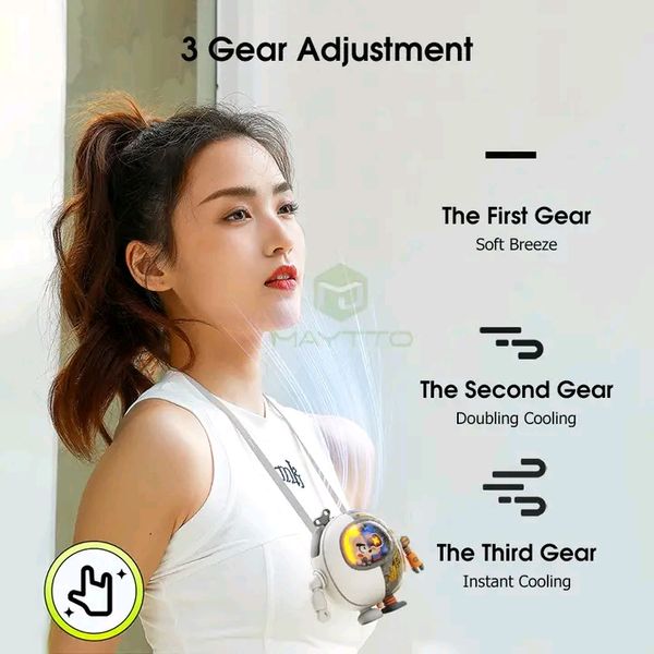 💥Maytto Rechargeable 3 Wind Speed Mini Handheld Fan - Image 6