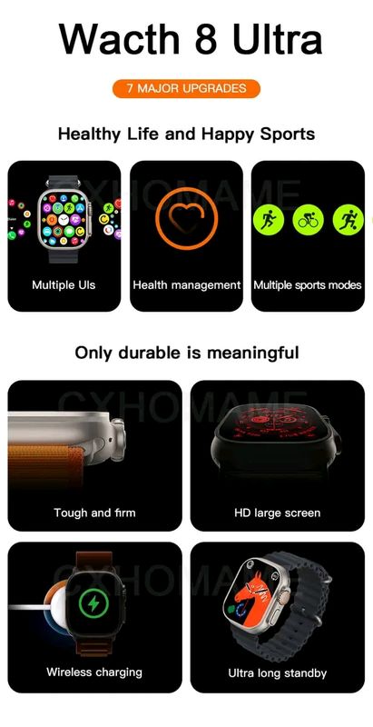 💥KD99 IP67 Waterproof Ultra Smart Watch With Bluetooth Calling - Image 6