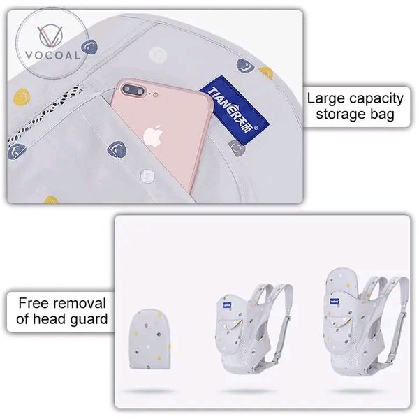Vocoal Lightweight Adjustable Straps Baby Carrier - Image 4