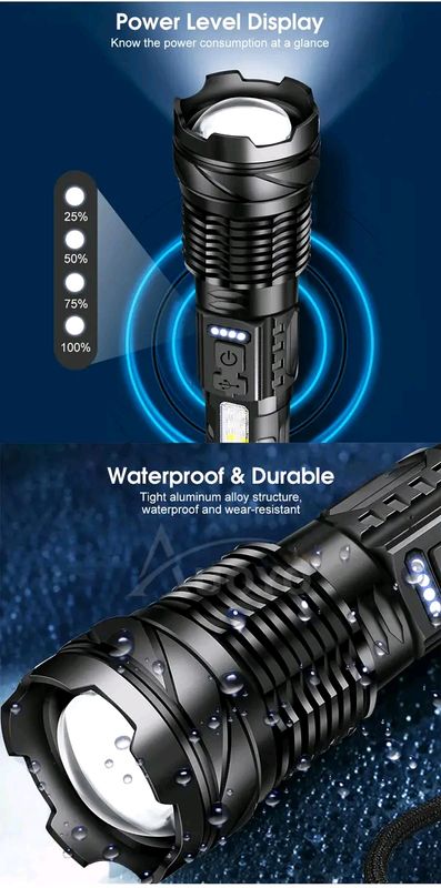 Auoyo Waterproof Multifunctional Telescopic Focusing 2000m Super Bright light - Image 8