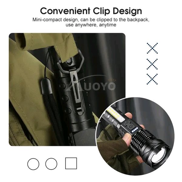 Auoyo Waterproof Multifunctional Telescopic Focusing 2000m Super Bright light - Image 9