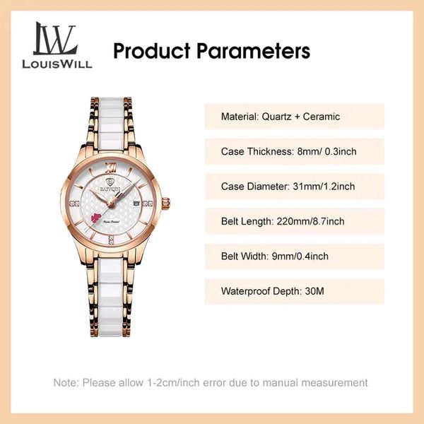 LouisWill Ladies Fashion Watch - Image 4