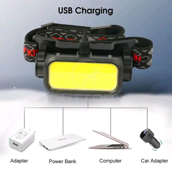 💥Outtobe USB Rechargeable COB Waterproof Powerful LED Headlight - Image 4