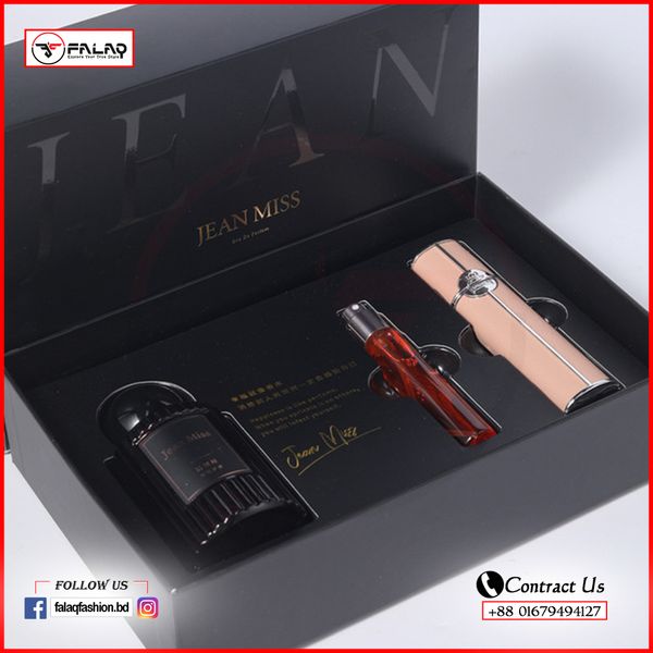 Perfume Set For Men & Women (50ml X 1pcs + 12ml X 1pcs & Carrier)= Total 62ml 0179