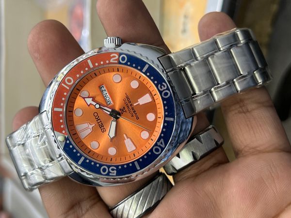 SEIKO NONE CHRONO ORANGE DIAL