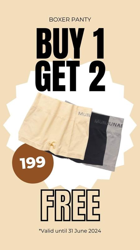 Boxer Panties For Women Buy 1 Get 2