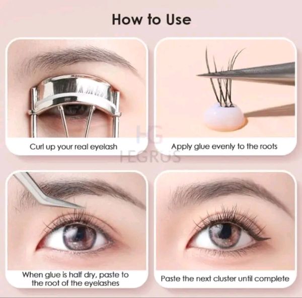 HEGRUS 9mm10mm11mm6mm Multi-size False Eyelashes... - Image 7