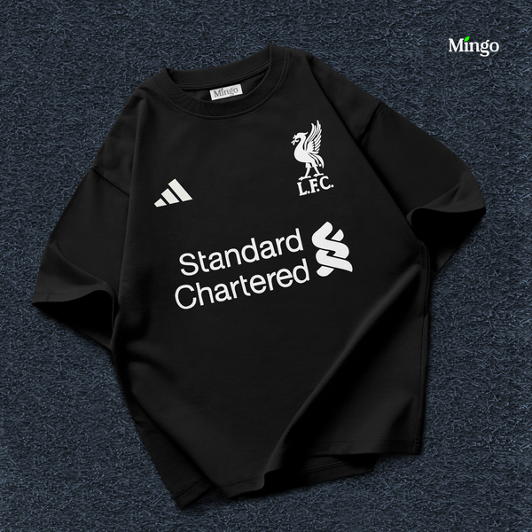 LIV - Black Dropshoulder Tshirt