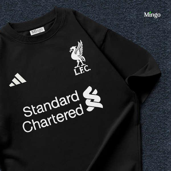 LIV - Black Dropshoulder Tshirt - Image 2