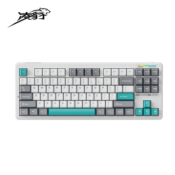 LINGBAO K87 Tri-Mode HI-FI Wireless RGB Mechanical Keyboard
