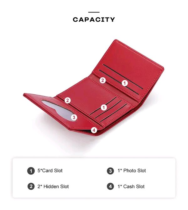 💥MATEYOYO Female Short Wallet with Card Holder - Image 9