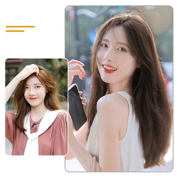 HEGRUS 60CM Natural Straight Hair Heat Resistant Synthetic - Image 5