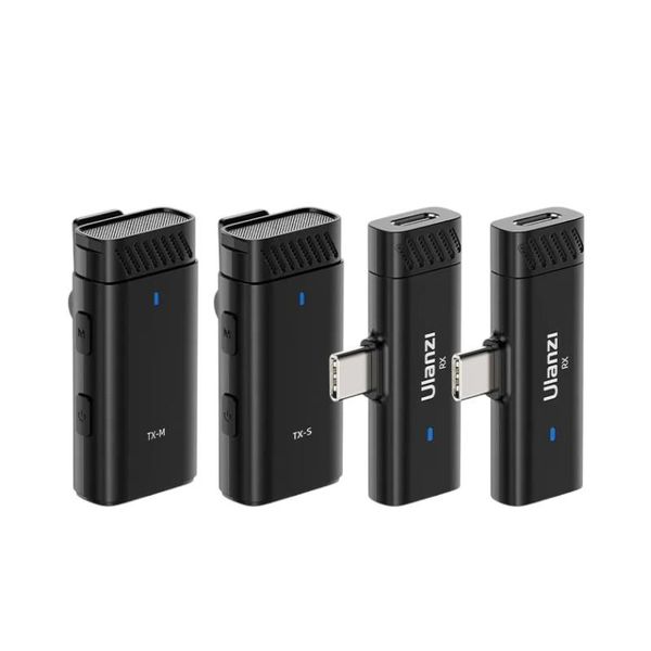 ULANZI HM2301 Dual Channel Wireless Lavalier Microphone
