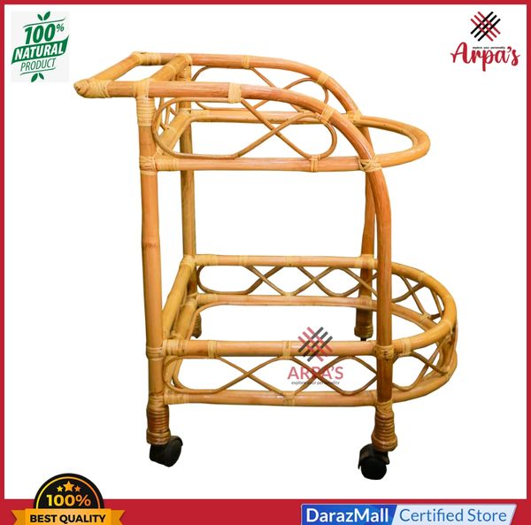 Rattan Made Tea Trolly